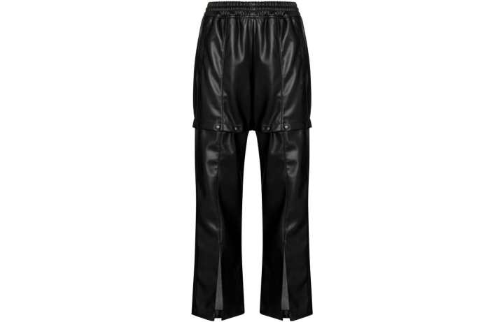 Adidas Adidas Knitted Sweatpants Women's Black Moderate Straight Fit Pants