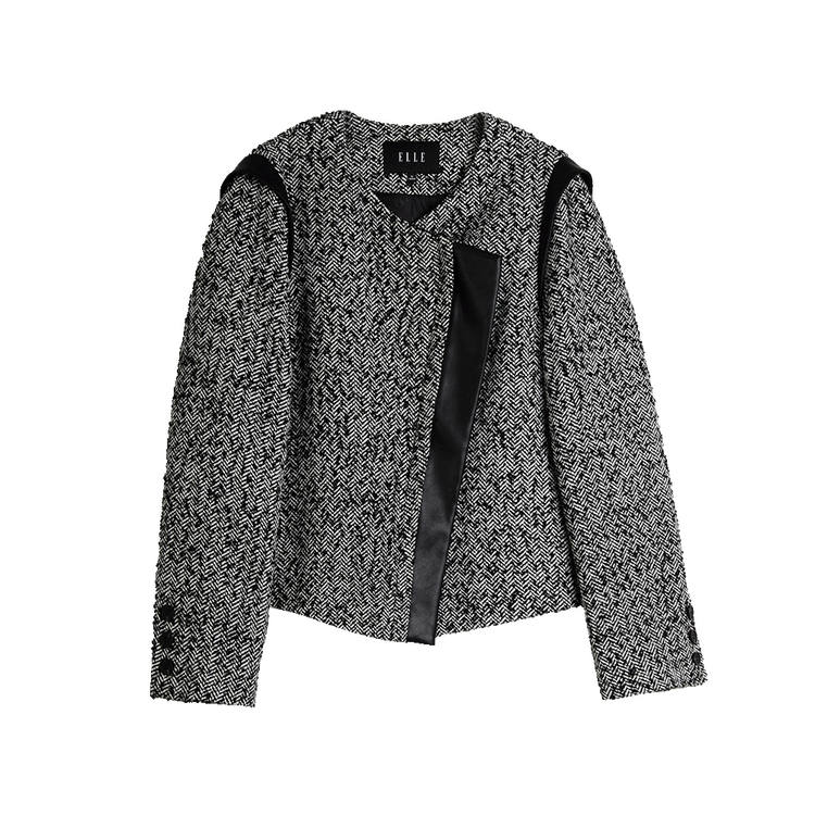 ELLE Cropped Coat Women's Dark Gray
