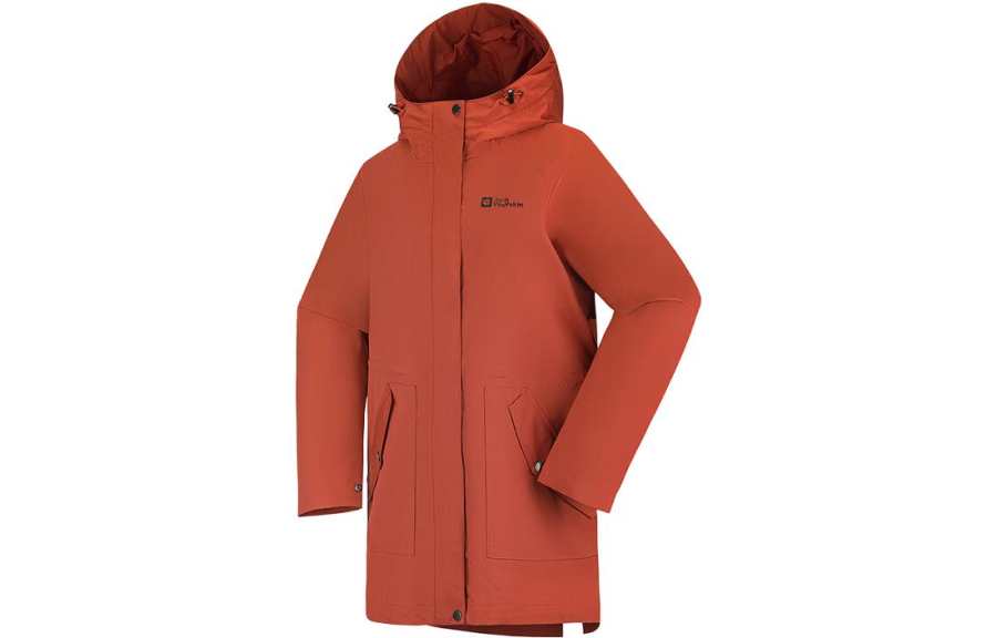 JACK WOLFSKIN Windbreaker Jackets Women's Hooded Moderate