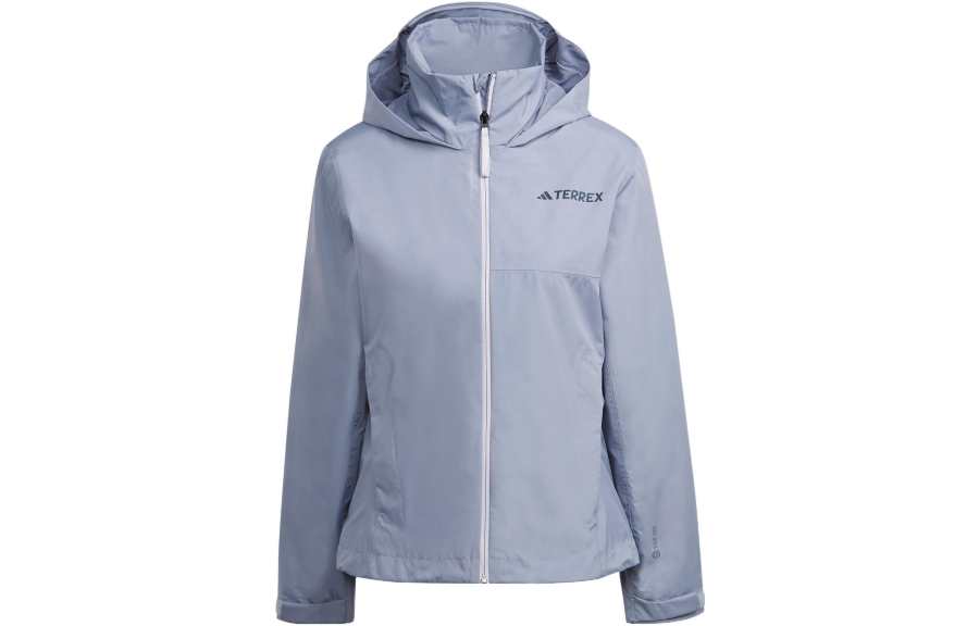 Adidas Adidas ULT Windbreaker Jackets Women's Silver Gray Violet Detachable Hood Moderate