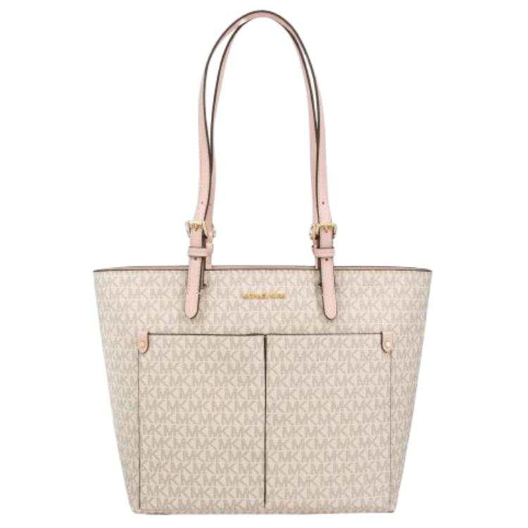 MICHAEL KORS PVC Tote Bag, Shopping Bag, Handbag, Shoulder Bag Women's Light Pink