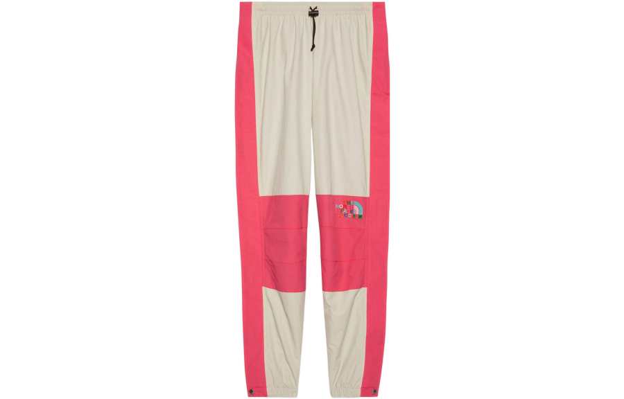 GUCCI X The North Face Cotton Pants White/Dark Pink