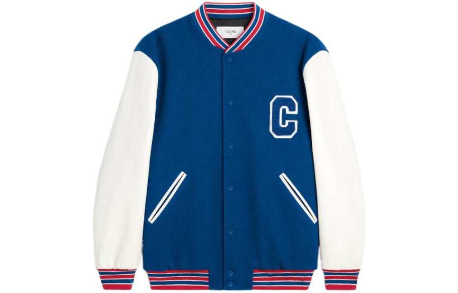 CELINE CELINE Pre Owned 2010s Wool Varsity Jacket