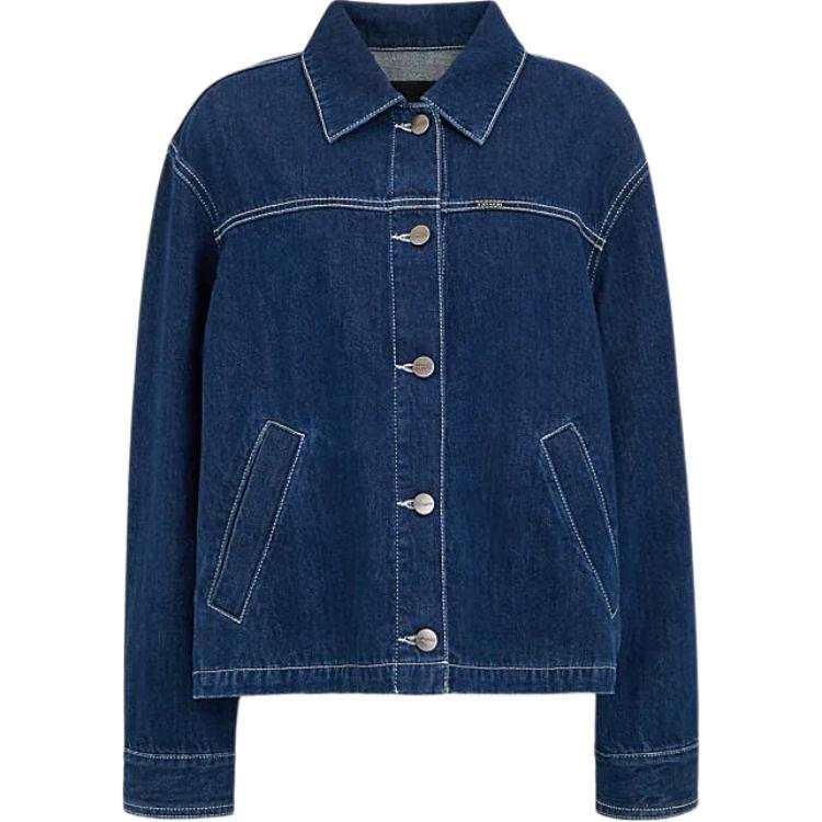 COACH COACH SS24 Denim Jacket Women's Blue