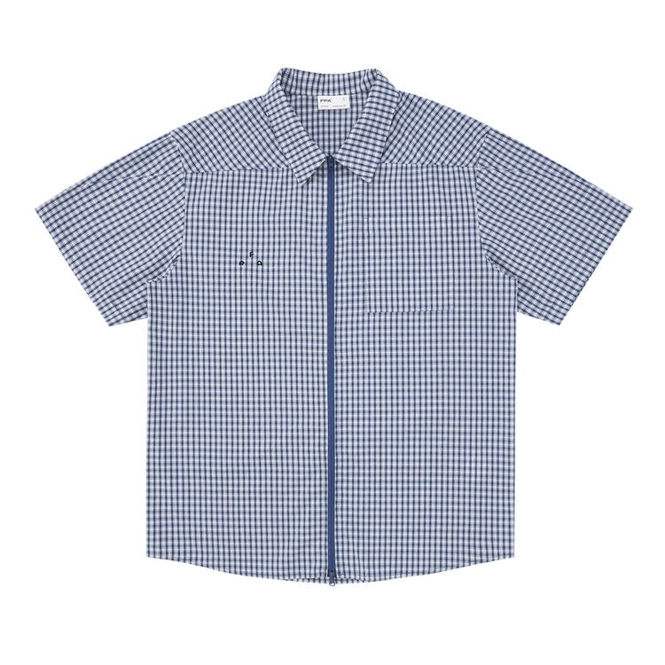 FPA Shirts Unisex Blue Lapel Moderate Other