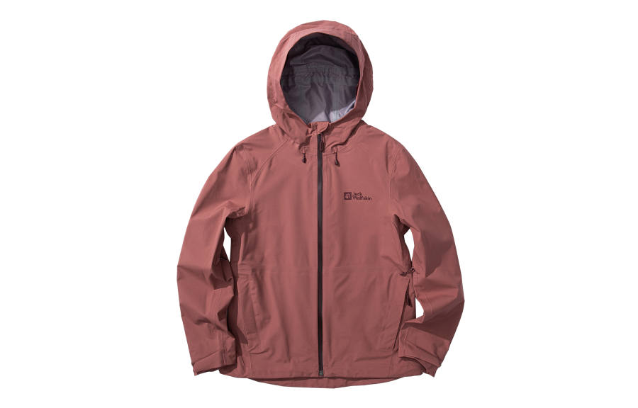 JACK WOLFSKIN Windbreaker Jackets Women's Hooded Moderate