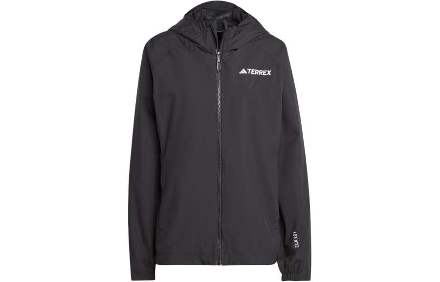 Adidas Adidas ULT Outdoor Hiking Waterproof, Windproof, Breathable, And Rainproof Windbreaker Jacket Women's Black