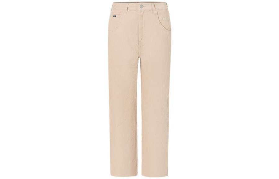 Lee Casual Pants Women's Ecru Moderate Straight Fit Pants