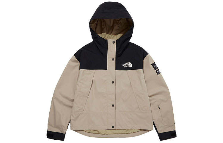 THE NORTH FACE Outdoor Hiking Waterproof And Windproof Windbreaker Jacket Women's Brown