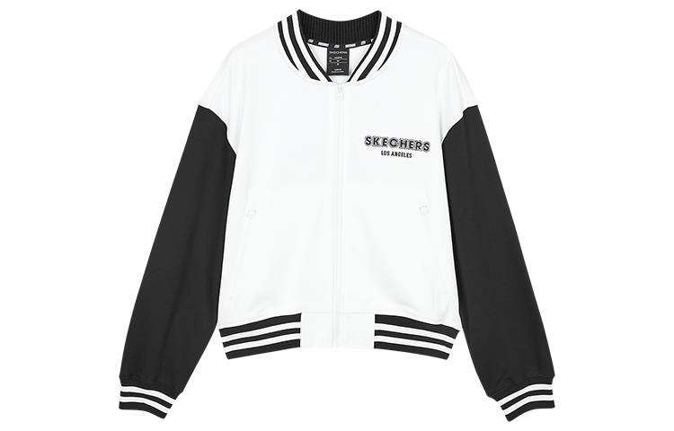 Skechers Baseball Jacket Women's Bright White