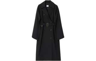 Burberry Belted-waist Double-breasted Coat