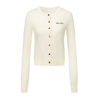 CLIMAX VISION Knitwear Women's Crew Neck Moderate Cardigan