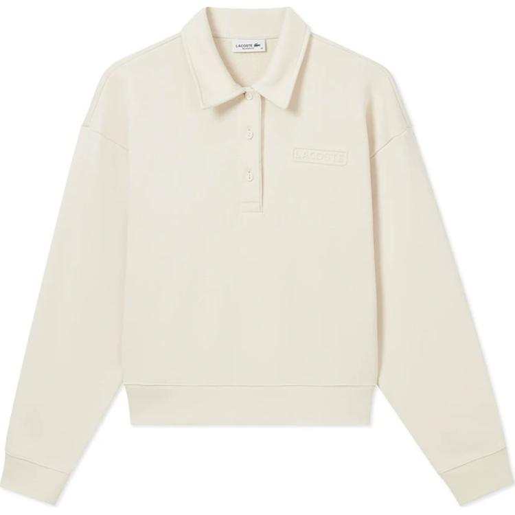 LACOSTE SS25 Sweatshirt Women's Cream White