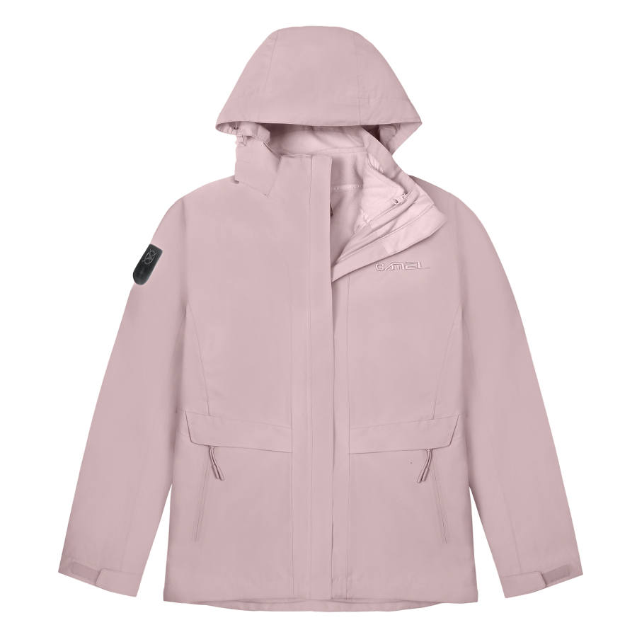 CAMEL CAMEL Waterproof, Windproof, Breathable, And Thermal Windbreaker Jacket Women's