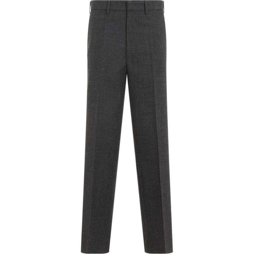 MIU MIU Miu Miu logo-patch trousers