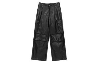 RUNTOTHEFUTURE SS22 Straight Fit Pants Casual Pants Unisex Black