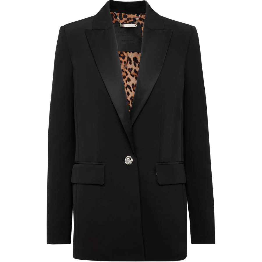 PHILIPP PLEIN 【Previous Season】sequinned tiger single-breasted blazer