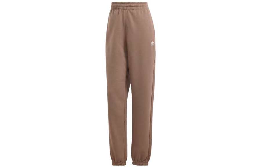 Adidas Originals Essential Essentials Fleece Joggers Casual Pants Women's Earth Yellow