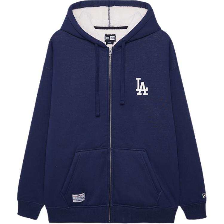New Era Sweatshirts Women's Blue Hooded Non Detachable Moderate