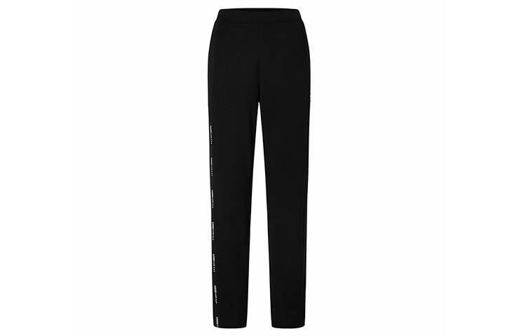 Kappa Straight Fit Pants Sweatpants Women's Black