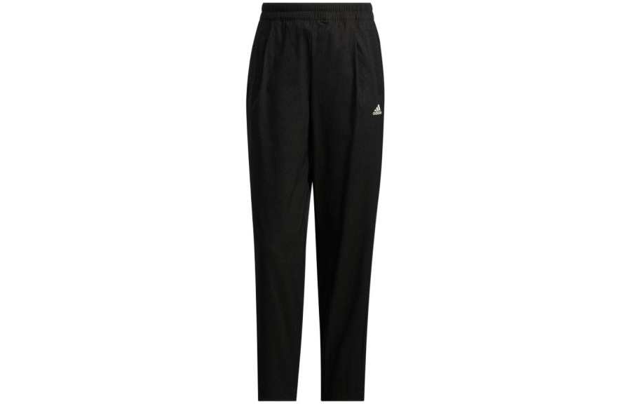 Adidas Adidas Knitted Sweatpants Women's Black Moderate Straight Fit Pants