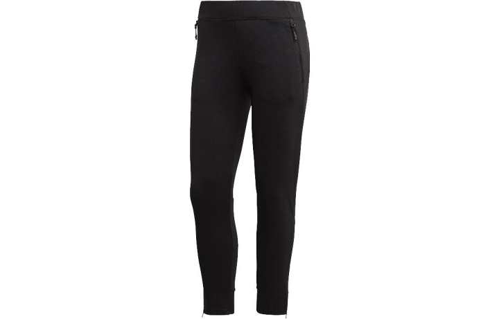 Adidas Adidas Knitted Sweatpants Women's Black Moderate Slim Fit Pants