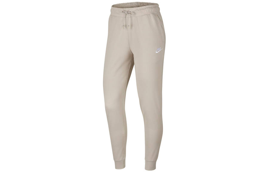 Nike Nike Knitted Sweatpants Women's Ecru Moderate Straight Fit Pants