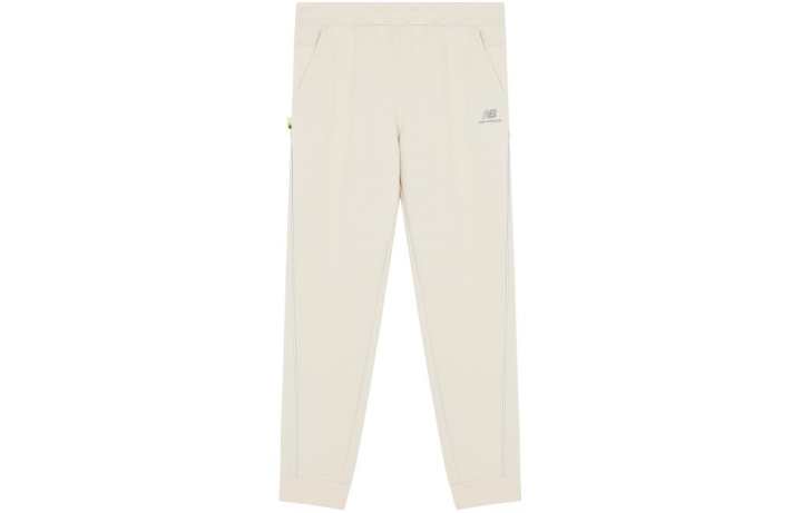 New Balance New Balance Knitted Sweatpants Women's Beige Moderate Cuffed Pants