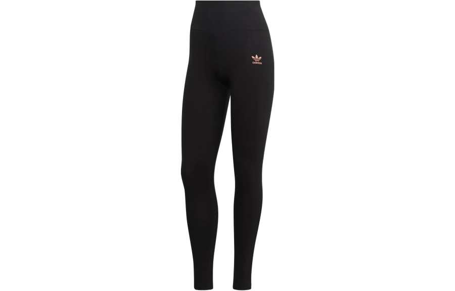 Adidas Originals Knitted Sweatpants Women's Black Moderate Straight Fit Pants