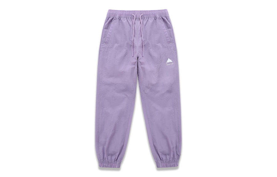 BURTON Knitted Sweatpants Women's Light Purple Moderate Cuffed Pants