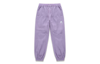 BURTON Knitted Sweatpants Women's Light Purple Moderate Cuffed Pants