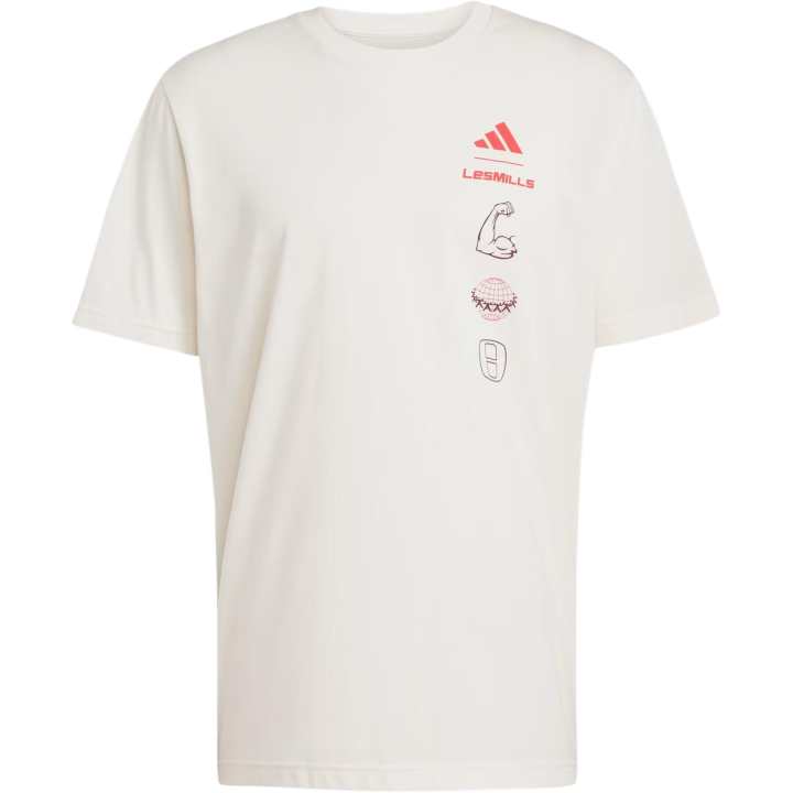 Adidas Adidas LES MILLS T Shirt Unisex Chalk White