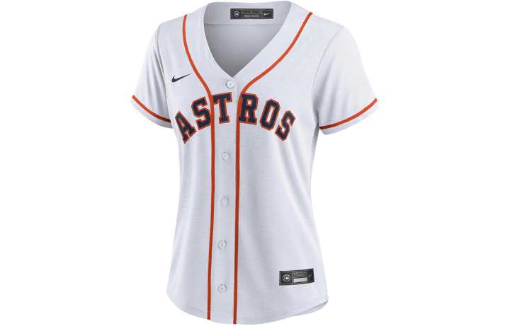 Nike Nike MLB Collaboration Houston Astros Jose Altuve Baseball Jacket Women's White