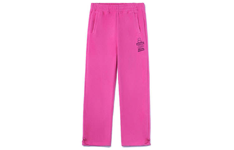 Li-Ning Li Ning Pixar Lotso Collection, Pixar Lotso Collection, Solid Color Elastic Cuff Fleece Lined Thermal Loose Fit