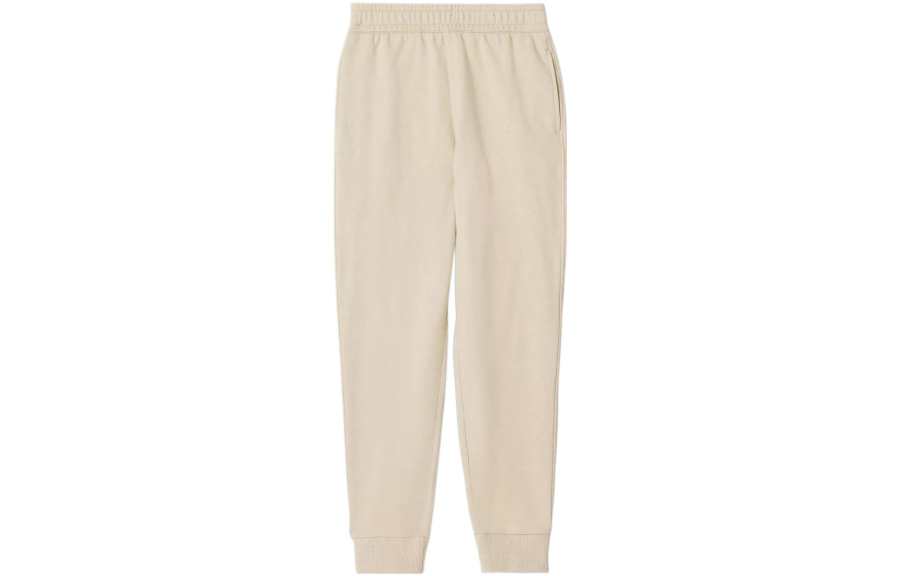 Burberry Embroidered Logo Knit Trackpants Beige