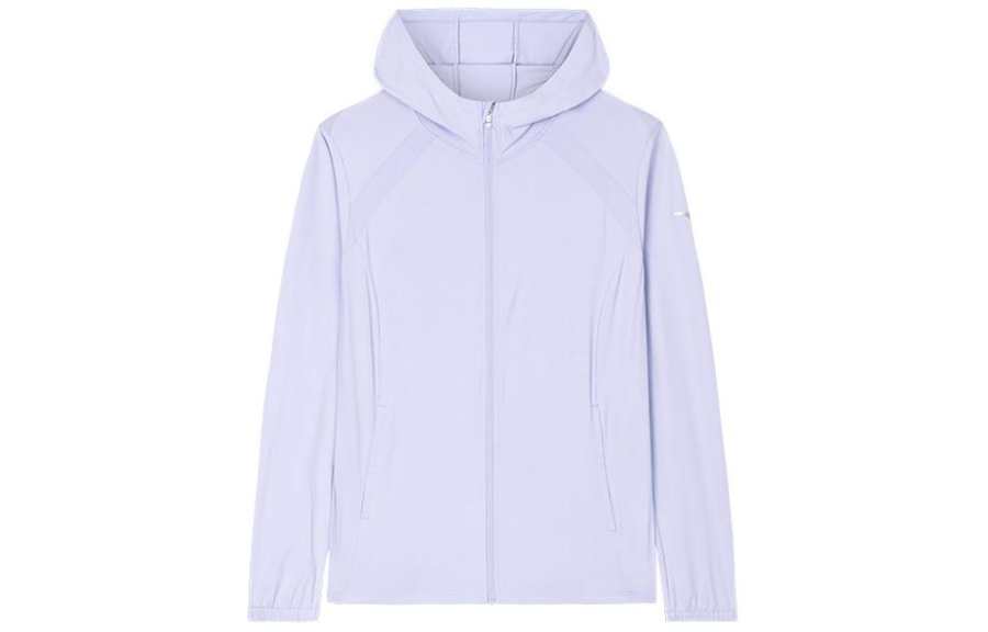 Anta Variety Training Collection UV Protection Sun Protection Clothing Women's Fairy Shell Purple