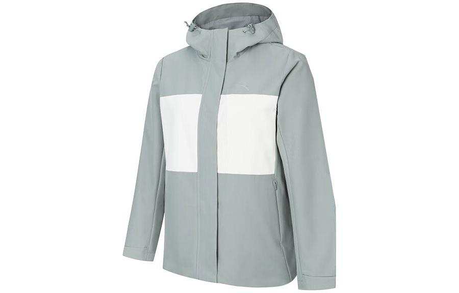 Anta Outdoor Collection Zipper Hooded Fleece Lined Thermal 3 in 1 Water repellent Windbreaker Jacket Women's