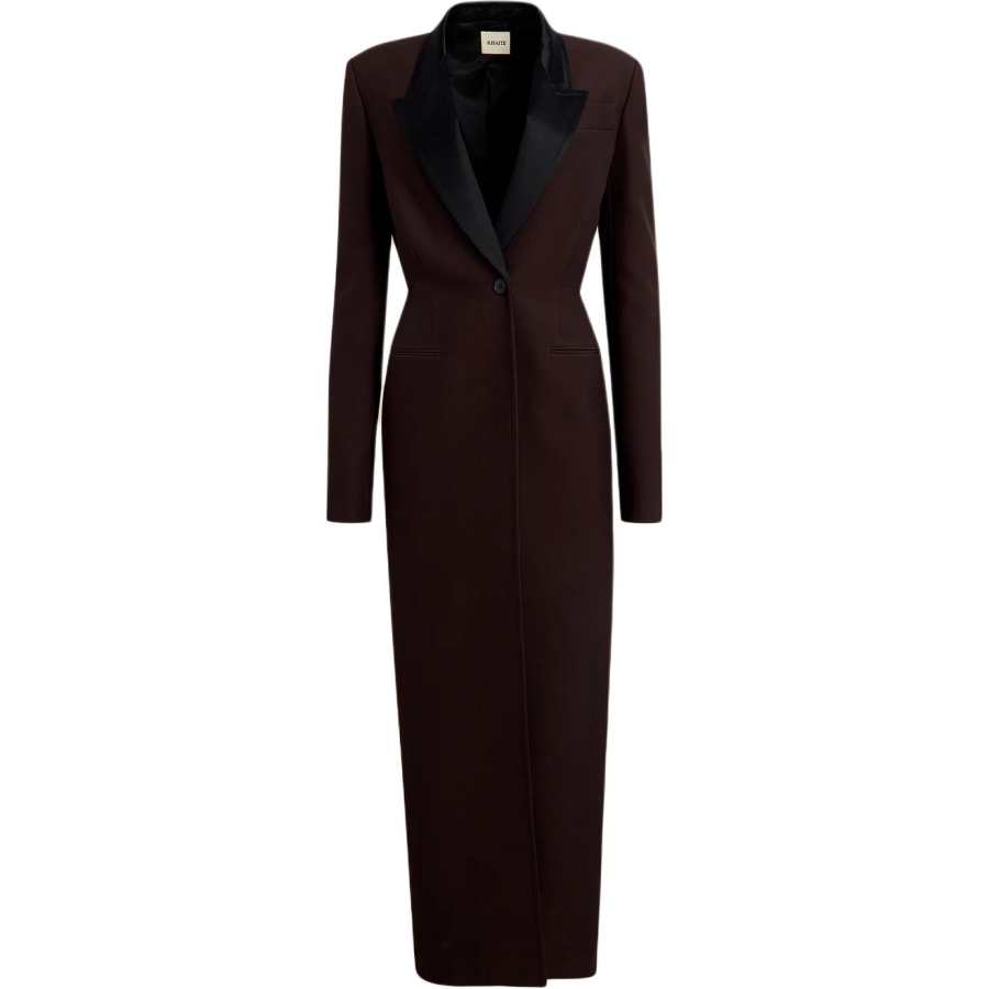 KHAITE Khaite Bellow single-breasted coat