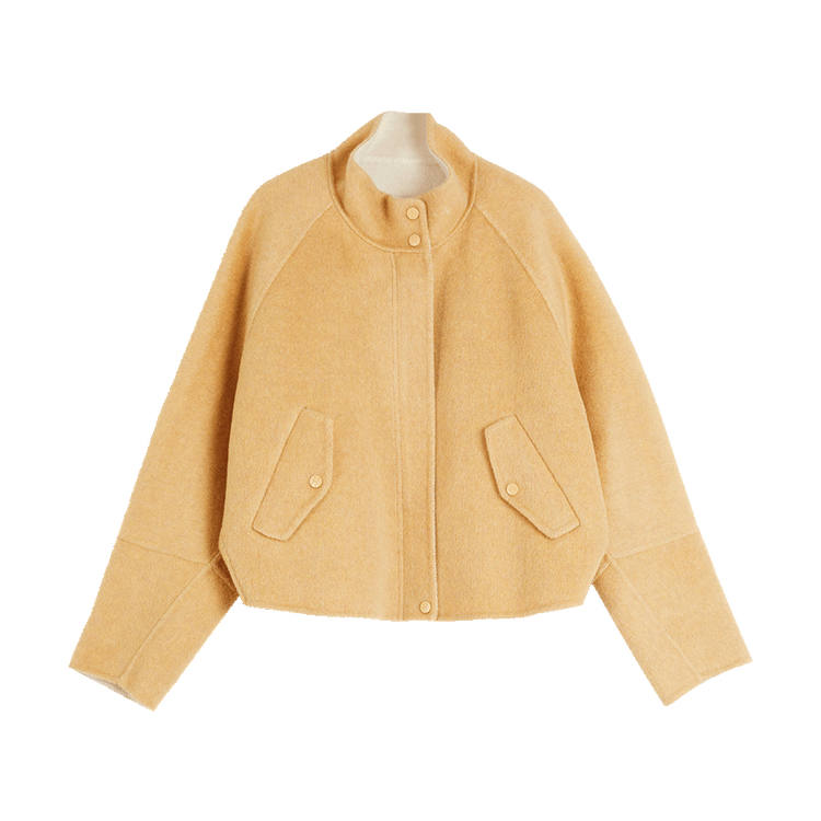 ELLE Coats Women's Stand Collar Moderate
