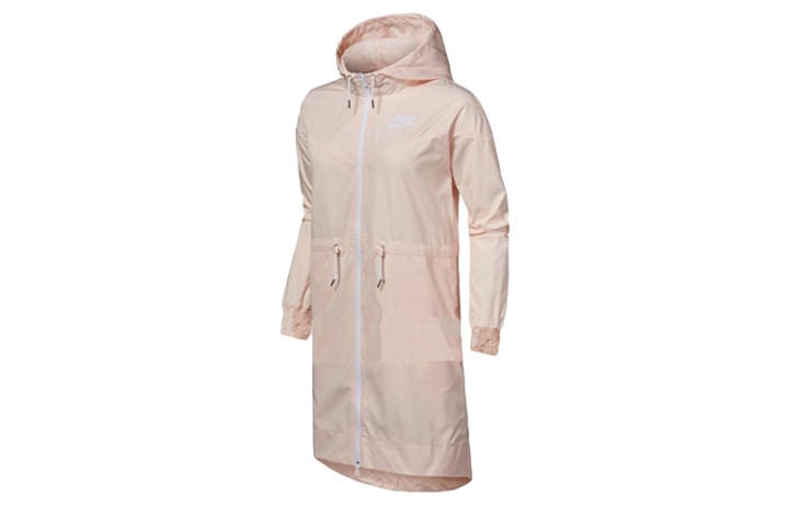 Nike Nike Trench Coats Women's Flesh Pink Hooded Moderate