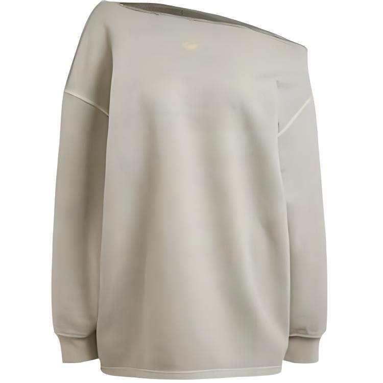 Adidas Originals Sweatshirt Women's Pebble Silver Gray