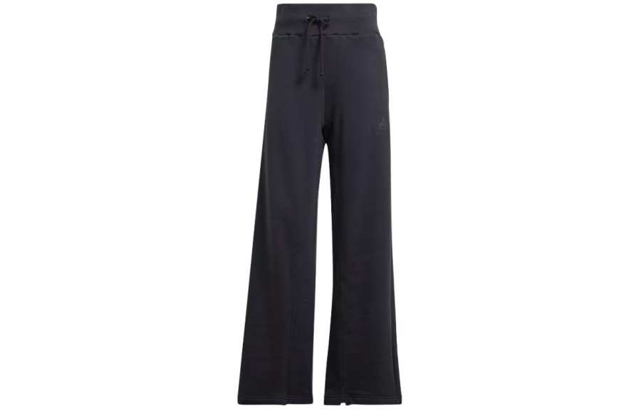 Adidas Adidas Lounge French Terry Straight Leg Pants Casual Pants Women's Black