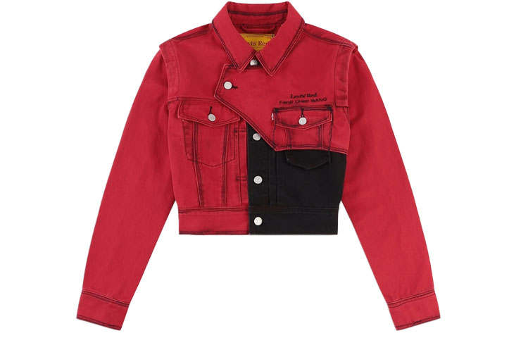 Levis x Feng Chen Wang Denim Jacket Women's Red