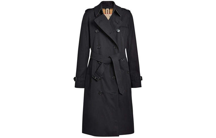 Burberry Trench Coat Women's Blue