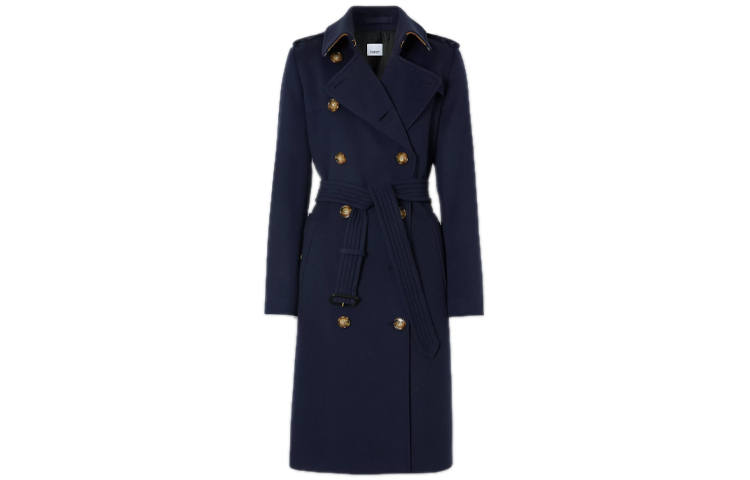 Burberry Trench Coat Women's Marine Blue