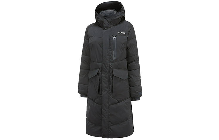 YONEX Puffer Jackets Women's Black Hooded Moderate Other