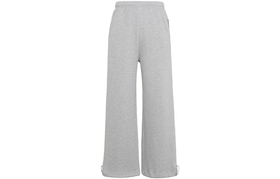 Li-Ning Li Ning Sports Life Collection Solid Color Fleece Lined Loose Fit Sweatpants Women's Heather Gray