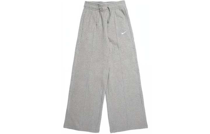Nike Nike Knitted Sweatpants Women's Gray Moderate Wide Leg Pants
