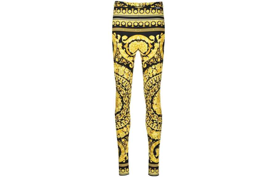 VERSACE VERSACE Barocco Printed High Waist Leggings