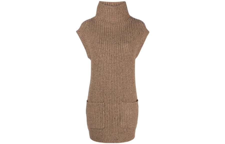 Polo Ralph Lauren Vests Women's Umber Moderate Knitted Fabric